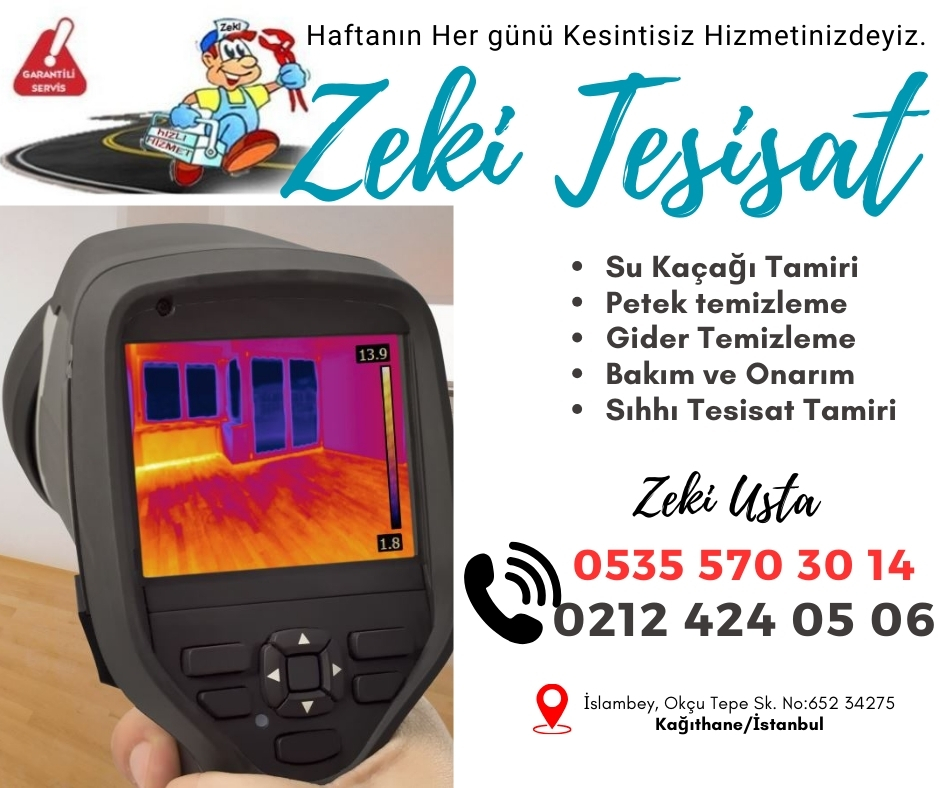 kagıthane su kacagı tespiti